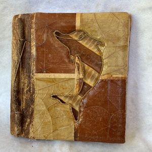 Balinese Natural Leaf imprint Photo Album